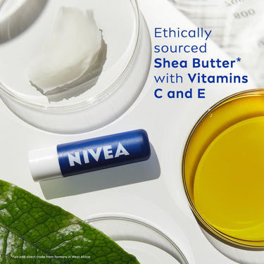 NIVEA MEN Active Care 4.8g Lip Balm|24 H Melt in Moisture Formula|Natural Oils|Nourished Lips,4.8 g (Pack of 1)